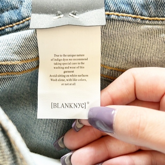 Blank NYC The Bond Mid Rise Skinny Distressed Jeans NEW - Picture 12 of 14